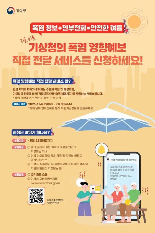 기상청 폭염예보 직접전..